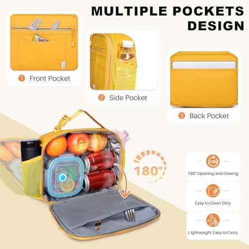 NOL Reusable Insulated Kids Lunch Bag