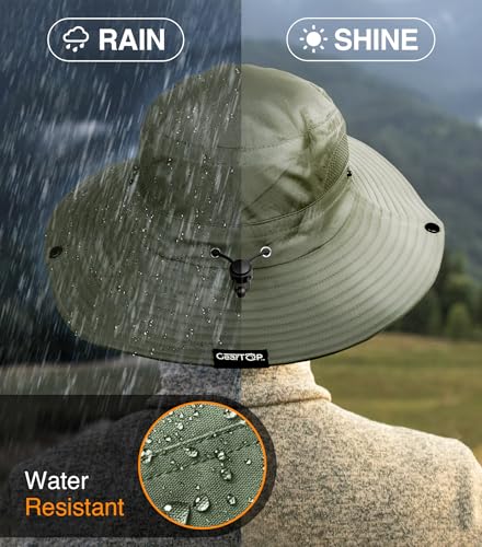 Safari Hat for Men Sun Hats for Women UV Protection UPF 50+ Fishing