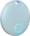 Smart Tracker Tags, Bluetooth Luggage Tracker with Keychain, Compatible with iOS Find My app, Item Locator for Key, Wallet, Suitcase, Bags, IP67 Waterproof, Battery Include