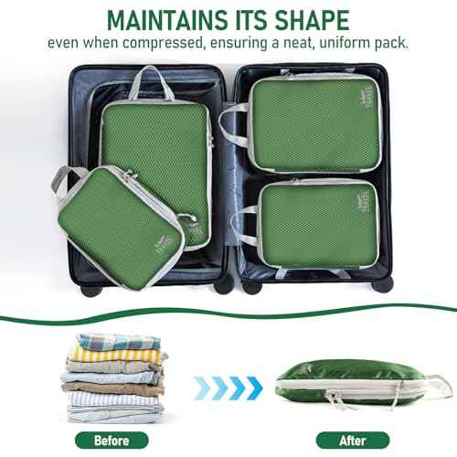 6 Set Compression Packing Cubes