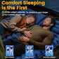 4in Double Sleeping Pad for 2 Person with Foot Pump and Pillow