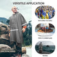 Hooded Rain Poncho for Adults