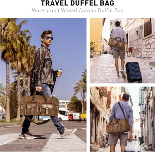 Waxed Canvas Duffle Bag