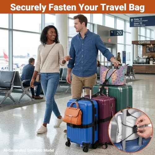 5 Pcs Adjustable Luggage Straps for Suitcases