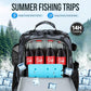 Fishing Backpack with 4 Tackle Boxes & Cooler