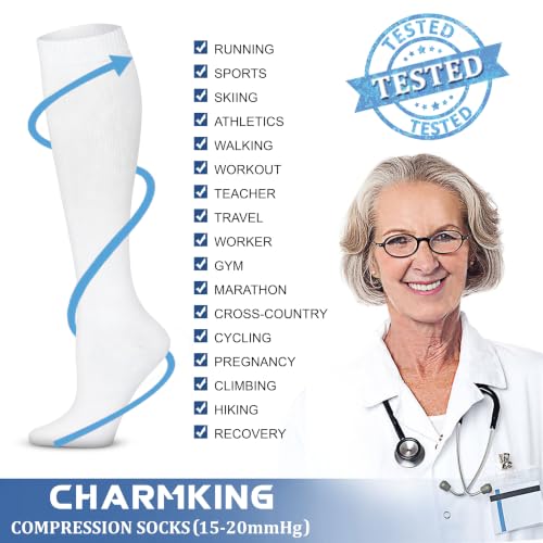 Compression Socks for Women & Men Circulation (3 Count)