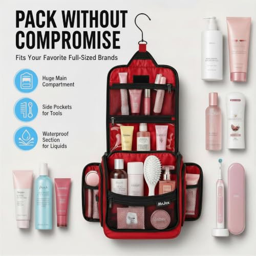 Travel Toiletry Bag for Men and Women
