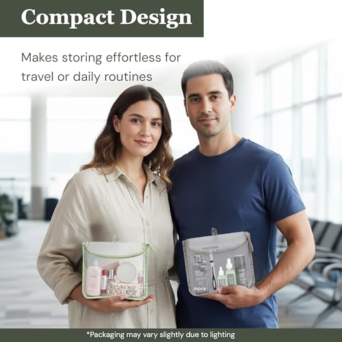 Clear Quart Travel Toiletry & Cosmetic Bag