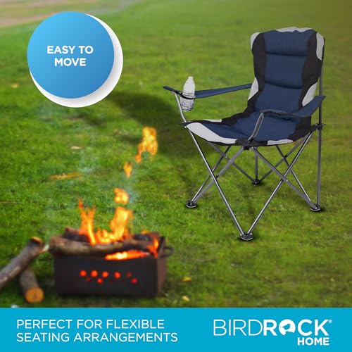 2 Pack Padded Camping Folding Chair (2 Count)