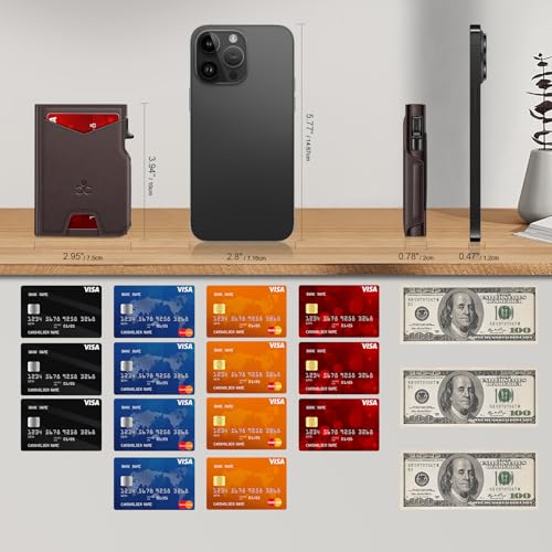 Wallet for Men Wallet with Slim Pop Up Card Holder 9