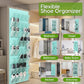 Over the Door Shoe Organizer with 40 Large Breathable Mesh Pockets