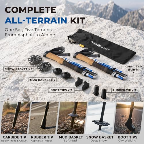 Trek Z Hiking Trekking Poles (2 Count)