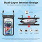 Large Waterproof Phone Pouch Up to 10" (2 Count)