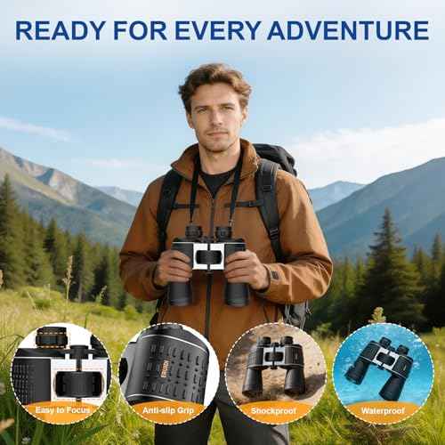 20x52 High Powered Binoculars for Adults