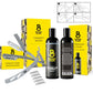 Beard Club Straight Razor for Men & Aftershave for Men (2 Count)