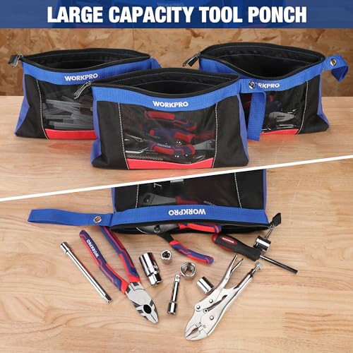12" Tool Pouches with Zipper