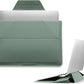MOFT Laptop Carry Sleeve, 2-in-1 Laptop Bag & Stand for 13" MacBook Air/Pro & Dell/HP/Lenovo/Asus, Stylish Slim Computer Sleeve Bag with Expandable Storage for Computer Accessories, Seafoam