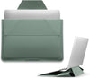 MOFT Laptop Carry Sleeve, 2-in-1 Laptop Bag & Stand for 13" MacBook Air/Pro & Dell/HP/Lenovo/Asus, Stylish Slim Computer Sleeve Bag with Expandable Storage for Computer Accessories, Seafoam