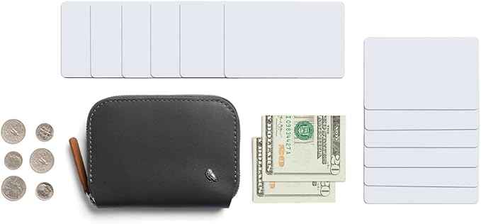 Bellroy Folio Mini – (Wallet, Coin Pouch) - CharcoalCobalt