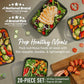 Prep Meal Prep Containers with Lids (20 Count)