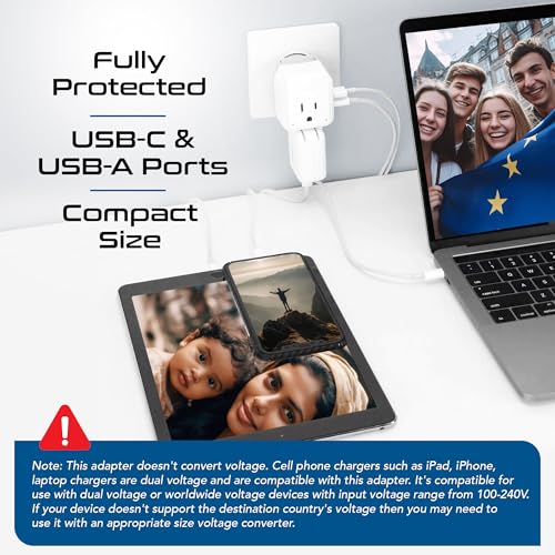International Power Plug Adapter Travel Set