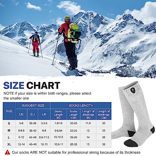 Heated Socks for Men Women