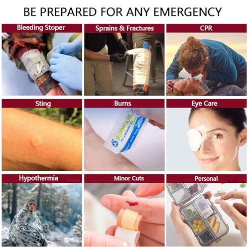 Upgrade Comprehensive First Aid Kit with Labelled Compartments