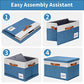 Fabric Storage Bins with Lids (3 Count)
