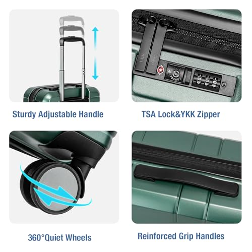 Carry On Luggage 22x14x9 Airline Approved