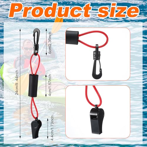 4 Pcs Marine Whistle Lanyard Float