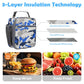 Kids Lunch box Insulated Soft Bag Mini Cooler Back to School Thermal Meal Tote Kit for Girls
