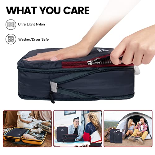 Ultralight Compression Packing Cubes for Travel (7 Count)