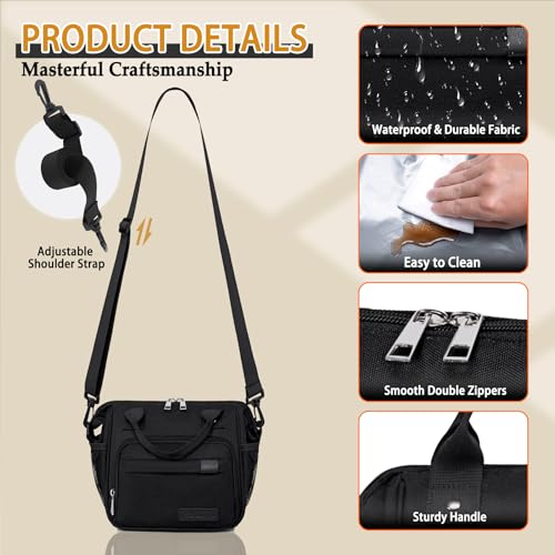 Small Lunch Bag Lightweight Insulated Lunch Box for Women Work Portable Soft Cooler for Picnic Travel Road Trips