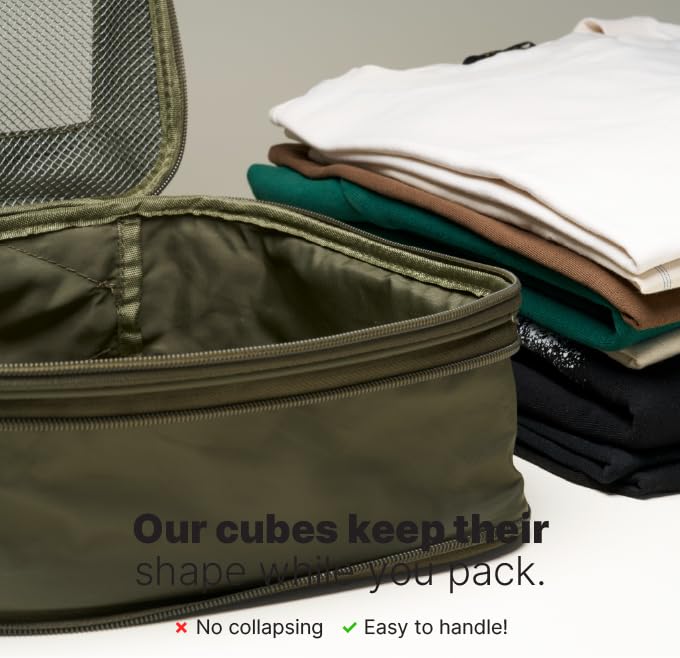 Premium Compression Packing Cubes for Travel