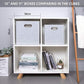 3X Thicker Fabric Storage Cubes 13 inch Collapsible Storage Bins for Organization (4 Count)