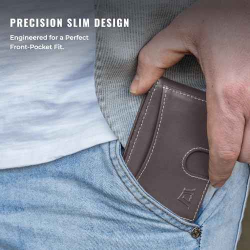 Money Clip Slim Minimalist Wallet for Men