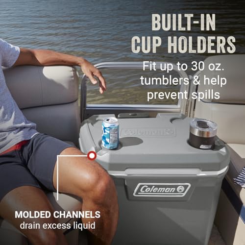 Classic Series Insulated Portable Rolling Cooler with Wheels