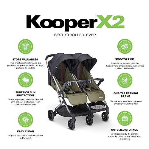 Kooper X2 Double Stroller (448 Ounce)