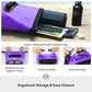 5/10/25/30/40L Waterproof Dry Bag & Phone Case - Large Floating Dry Backpack for Kayaking, Travel, Hiking, Fishing, Camping, Motorcycles & Beach, Heavy-Duty Roll Top Men/Women (Purple)