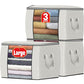90L Clothes Storage (3 Count)