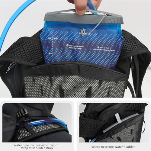 Hiking Hydration Backpack with 2L