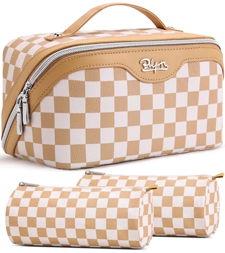 Travel Makeup Bag Organizer Cosmetic Bag (3 Count)