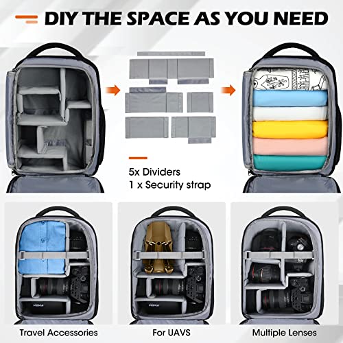 Camera Bag Backpack Professional for DSLR SLR Mirrorless Camera