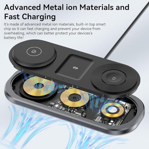 3 in 1 Fast Wireless Charger Stand for iPhone