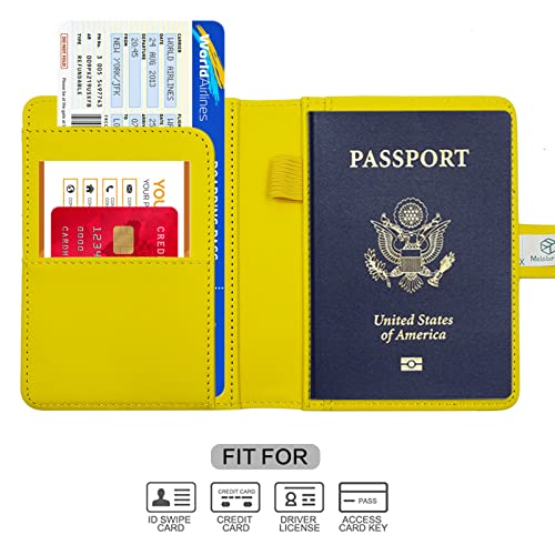 Premium Leather Passport Holder Covers Case