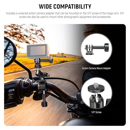 Action Camera Pole Mount with Two 360° Ball Heads 1