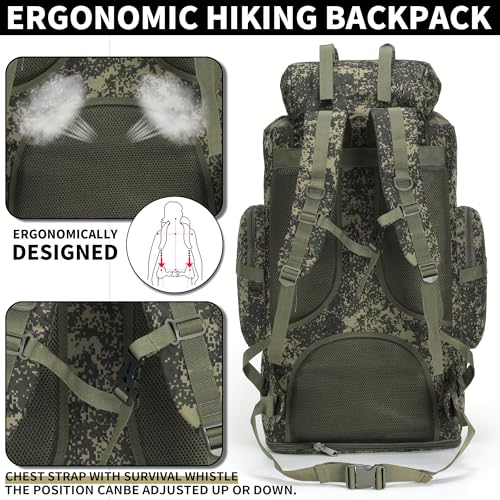 Hiking Backpack for Men 70L