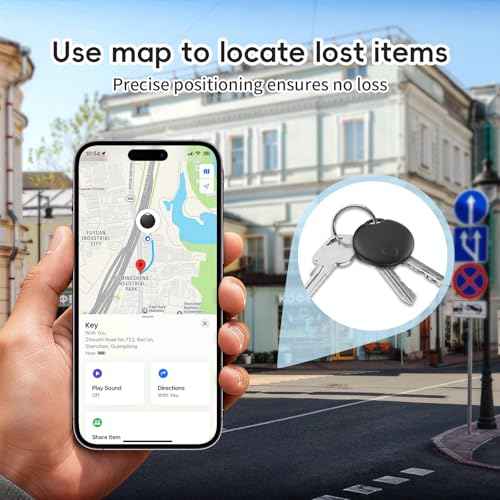 Air Tracker Tag 4 Pack Luggage Tracker Smart Tag Works with Apple Find My (4 Count)