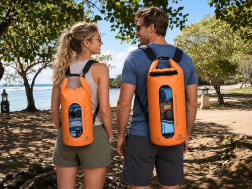 Waterproof Dry Bag with Double Zip (3 Count)
