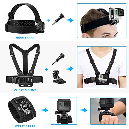 Accessories Kit for AKASO EK5000 EK7000 4K WiFi Action Camera GoPro Hero 13 12 11 10 9 8 7 6 5